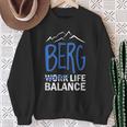 Berg Life Balance Sweatshirt Geschenke für alte Frauen