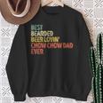 Best Bearded Beer Lovin Chow Chow Dad Pet Lover Owner Sweatshirt Gifts for Old Women