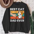 Best Cat Dad Ever Papa Calico Cat Sweatshirt Gifts for Old Women