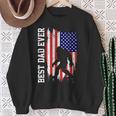 Best Dad Ever Bigfoot Big Foot Sasquatch Father's Day Sweatshirt Gifts for Old Women