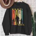 Best Dad Ever Papa 2 Söhne Double Dad Sweatshirt Geschenke für alte Frauen