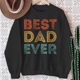 Best Dad Ever Vintage Retro Father's Day Worlds Best Dad Sweatshirt Gifts for Old Women