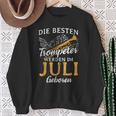 Best Trumpeter Im Jli Geboren Blasmusik Trumpet Sweatshirt Geschenke für alte Frauen