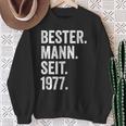 With Bester Mann Seit 1977 47 Hochzeitstag 47 Jahre Sweatshirt Geschenke für alte Frauen