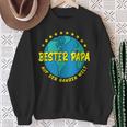 Bester Papa Auf Der Ganzen Welt I Papaatertag Sweatshirt Geschenke für alte Frauen