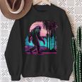 Bigfoot Sasquatch Cool Yeti Vaporwave Sweatshirt Gifts for Old Women