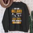 Billiard Table Carambolage Billiard Cue Billiard Club Kö Sweatshirt Geschenke für alte Frauen