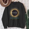 Birch Tree Mo Total Solar Eclipse 040824 Missouri Souvenir Sweatshirt Gifts for Old Women