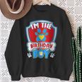 Im The Birthday Boy Dog Paw Family Matching Sweatshirt Gifts for Old Women