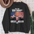 Make Your Birthday Great Again Trump Fan Birthday Sweatshirt Gifts for Old Women