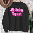 Birthday Squad Birthday Party Matching Family Group Sweatshirt Gifts for Old Women