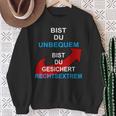 Bist Du Unbequem Bist Du Gesicher Sweatshirt Geschenke für alte Frauen