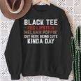 Black Red Lipstick Melanin Brown Skin Black History Sweatshirt Gifts for Old Women
