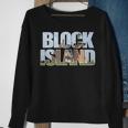 Block Island Lighthouse Souvenir Rhode Island Beach Keepsake Sweatshirt Gifts for Old Women