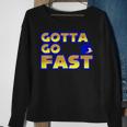 Blue Hedgehog Video Game Cosplay Gotta Go Fast Sweatshirt Gifts for Old Women