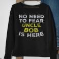 Bob Uncle Family Graphic Name Text Sweatshirt Gifts for Old Women