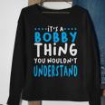 Bobby Name Personalized Christmas Present Robert Sweatshirt Gifts for Old Women