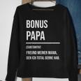 Bonuspapa Bonus Papa Step Dad S Sweatshirt Geschenke für alte Frauen