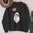 Be My Boo Valentine Ghost With Balloon Happy V Day Couple Sweatshirt Gifts for Old Women