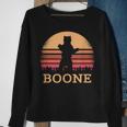 Boone North Carolina Vintage Bear Nc Distressed 80S Sunset Sweatshirt Gifts for Old Women