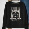 Boxer Dad Cool Vintage Retro Proud American Sweatshirt Gifts for Old Women