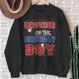 Brother Of The Birthday Boy Costume Spider Web Birthday Sweatshirt Gifts for Old Women