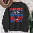 Brother Of The Birthday Boy Spider Family Matching Sweatshirt Gifts for Old Women