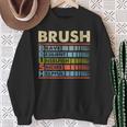 Brush Family Name Brush Last Name Team Sweatshirt Gifts for Old Women