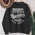 Builder Legend intage Slogan Bauchef S Sweatshirt Geschenke für alte Frauen