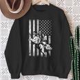 Bull Rider Cowboy American Usa Bull Riding Western Sweatshirt Gifts for Old Women