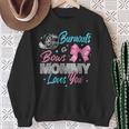 Burnouts Or Bows Mommy Loves You Gender Reveal Party Sweatshirt Gifts for Old Women