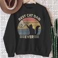 Ca Best Cat Dad Ever Daddy For Fathers Day Sweatshirt Gifts for Old Women