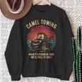 Camel Towing White Trash Party Attire Hillbilly Costume Sweatshirt Gifts for Old Women