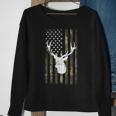 Camo Deer American Flag Graphic Hunting Men Dad Boys Sweatshirt Gifts for Old Women