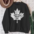 Canada Maple Leaf Vintage Just Once Before I Die Toronto Sweatshirt Gifts for Old Women