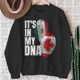 Canadian And Mexican Dna Flag Heritage Sweatshirt Gifts for Old Women