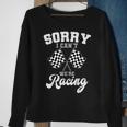 Car Racing Finish Line Automobile Sport Racer Checkered Flag Sweatshirt Gifts for Old Women