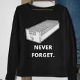 Card Catalog Never Forget Library Librarian Sweatshirt Gifts for Old Women