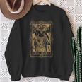 Cartas Góticas Del Tarot De La Bruja Del Diablo Horror Oculto Camisa de entrenamiento Regalos para ancianas