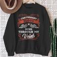 Cartwright Blood Runs Through My Veins Youth Kid 2K3td Sweatshirt Gifts for Old Women