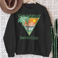 Casablanca Tennis Club Sweatshirt - Tropisches Palmen & Sonnenuntergang Design Geschenke für alte Frauen