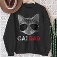 Cat Dad Father's Day For Cat Lovers Sweatshirt Gifts for Old Women