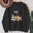 Cats I'm Ok Quilting Love Cats Sweatshirt Gifts for Old Women