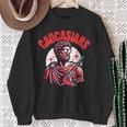 Caucasians Vintage Sword Caucasian Pride Sweatshirt Gifts for Old Women