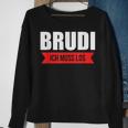 Certified Brudi Ich Muss Los Deutschrap Fun Black Sweatshirt Geschenke für alte Frauen