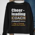 Cheerleading Coach Definition Cheer Trainer Sweatshirt Gifts for Old Women