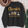 Chemics Always Solution Chemie Scientist Uni Laboratory Sweatshirt Geschenke für alte Frauen