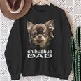 Chihuahua Langhaariger Papa Lustigerater Hund Chiwawa Papa Sweatshirt Geschenke für alte Frauen