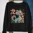 Chinese Dragon Lunar New Year 2024 Green Cute Anime Zodiac Sweatshirt Gifts for Old Women