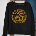 Chinese Zodiac New Year Of The Dragon Lunar 2024 Sweatshirt Gifts for Old Women